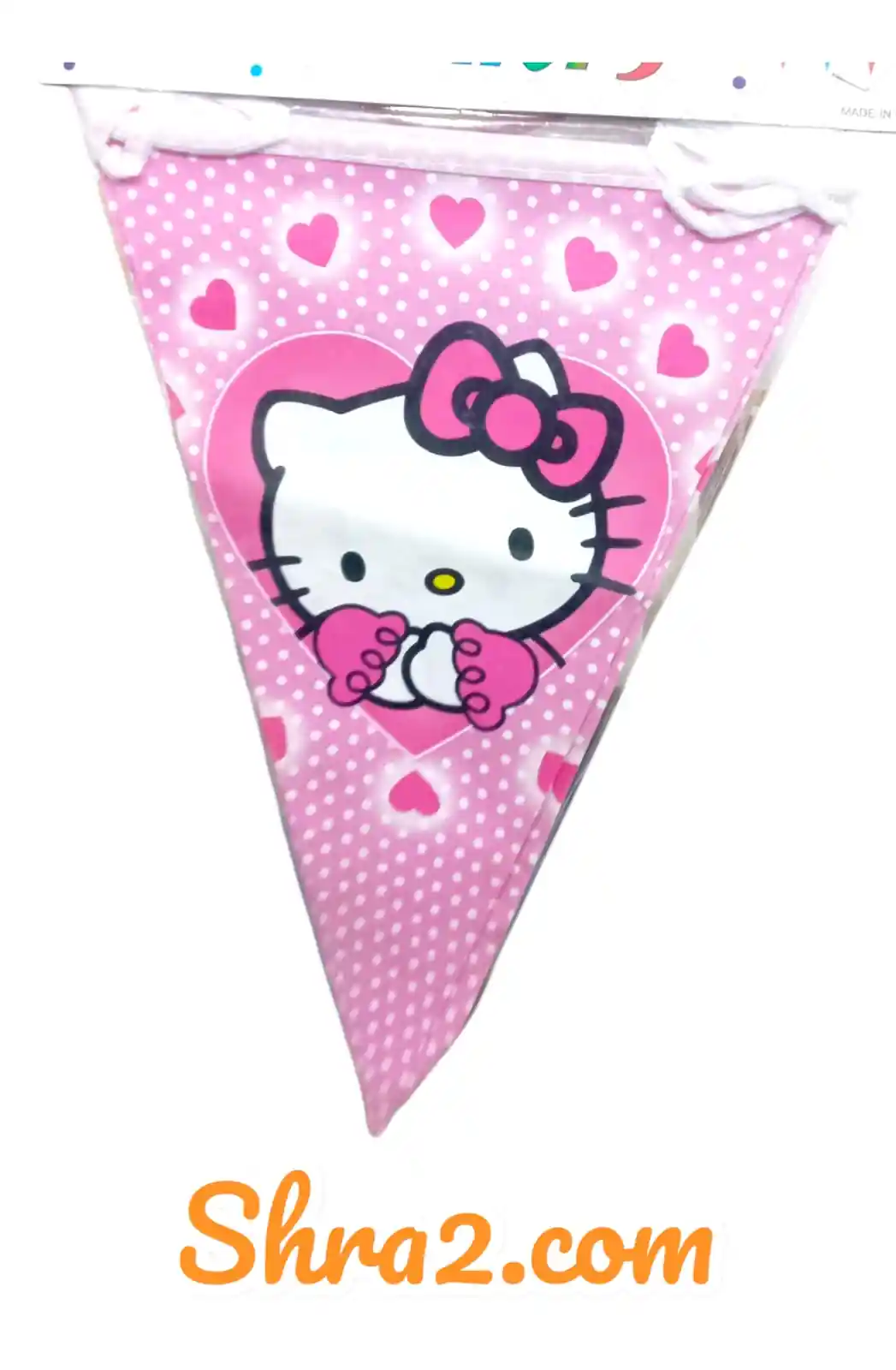 بانر زينه ورق كرتون شكل كيتي 3متر